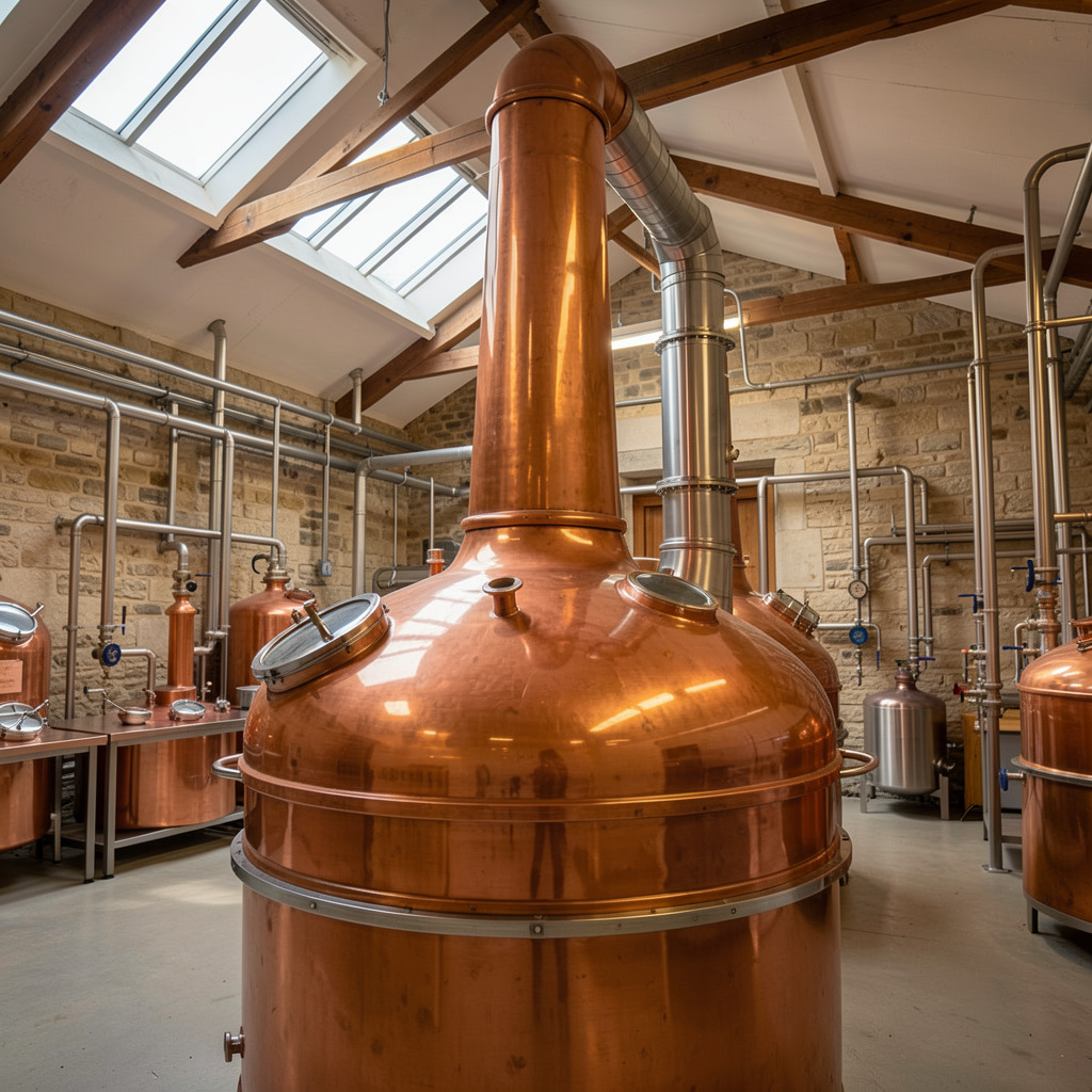 FBS Flues commercial installation — Distillery flues